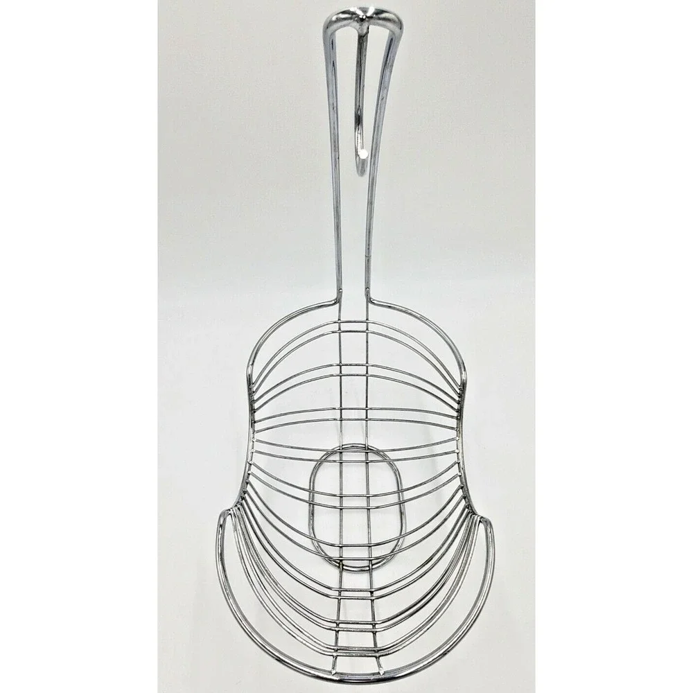Wire Fruit Basket Bowl Banana Tree Hanger Hook Chrome Finish Bowl Countertop